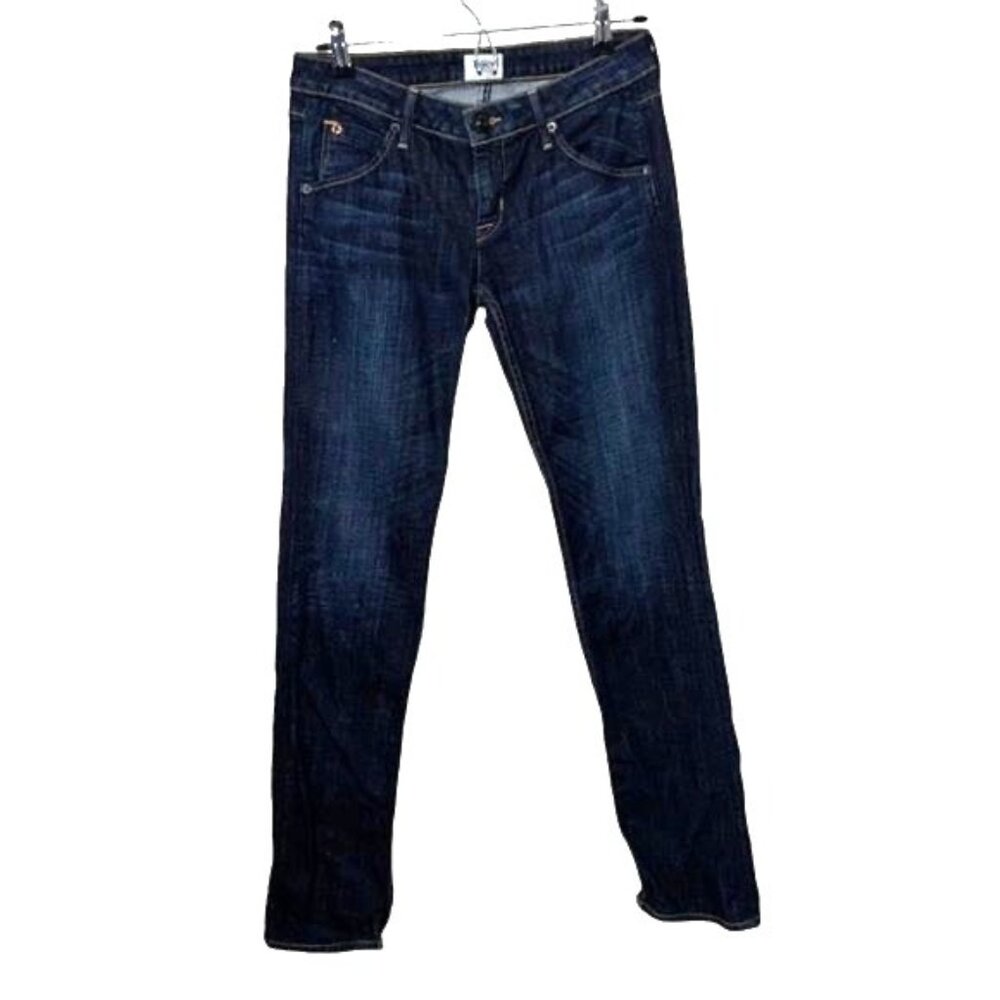 Hudson Blue Dark Wash Slim Fit Jeans Womens Size 26 Cotton Blend Denim